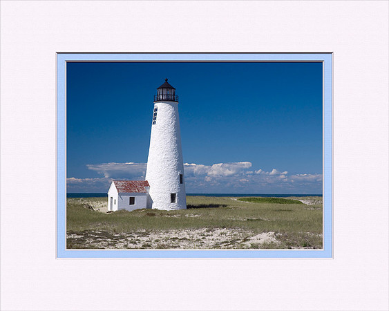 Great Point Lighthouse with digital mat