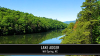 Lake Adger, Mill Spring NC